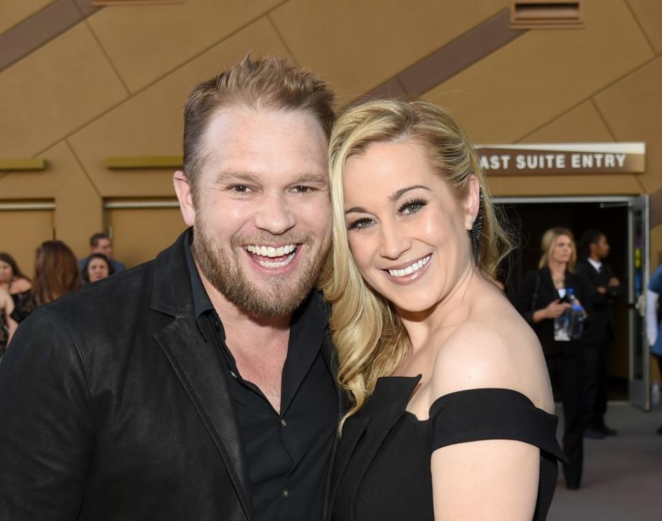 Kellie Picler attended the Academy of Country Music Awards with her husband Kyle Jacobs in 2017, Getty Images for ACM