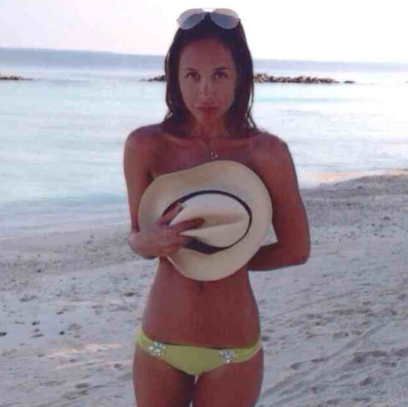 Myleene Klass Instagrams topless holiday photo