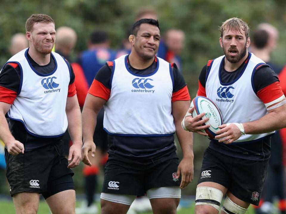 Mako Vunipola (centre) had raised the possibility of donating match fees to the Samoa team: Getty
