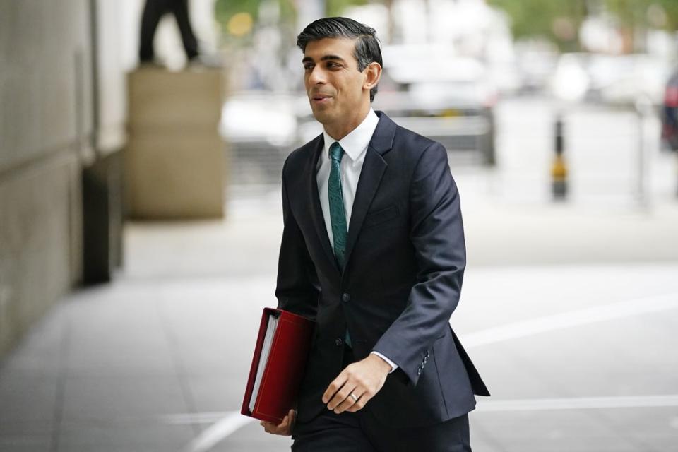 Chancellor of the Exchequer Rishi Sunak (Aaron Chown/PA) (PA Wire)