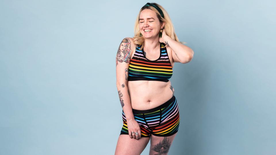 TomboyX sells queer undergarments that make you look great and feel confident!