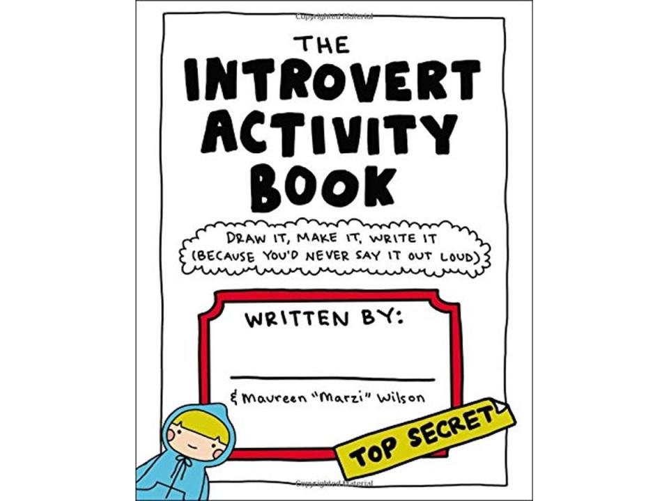 Best anxiety journals The Introvert Activity Book