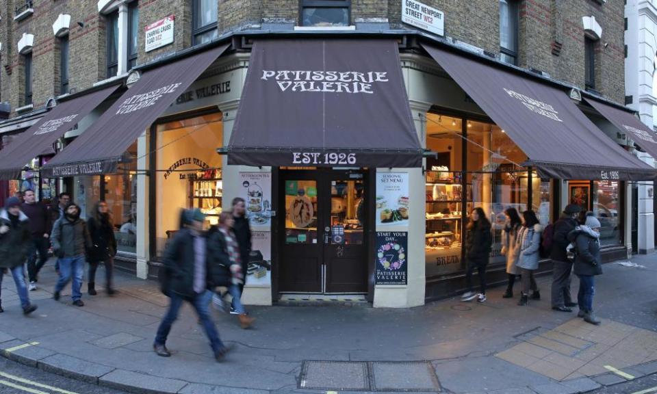 Patisserie Valerie cafe in London.