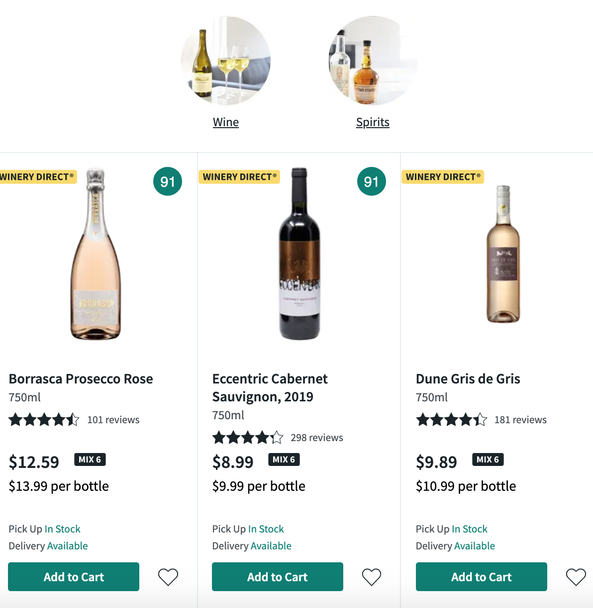 Total Wine | Best Overall Online Wine Store, runner up