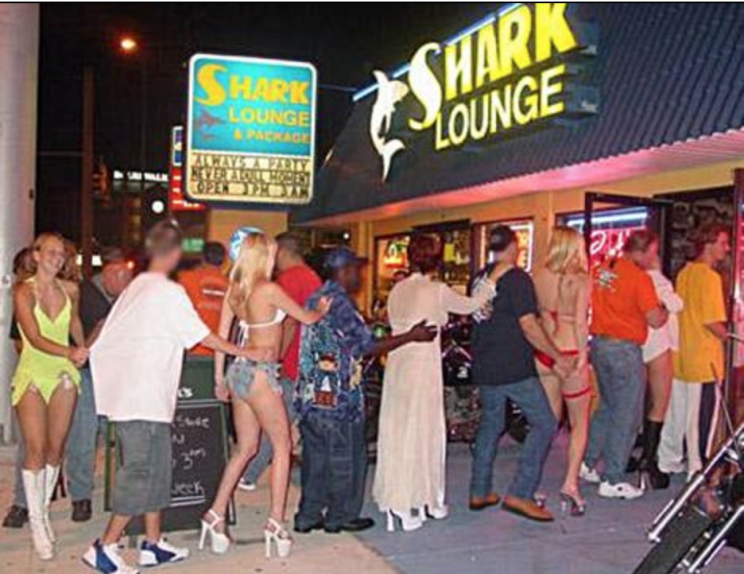 The Shark Lounge stood as a sort of beacon at the end of International Speedway Blvd. for more than four decades. 