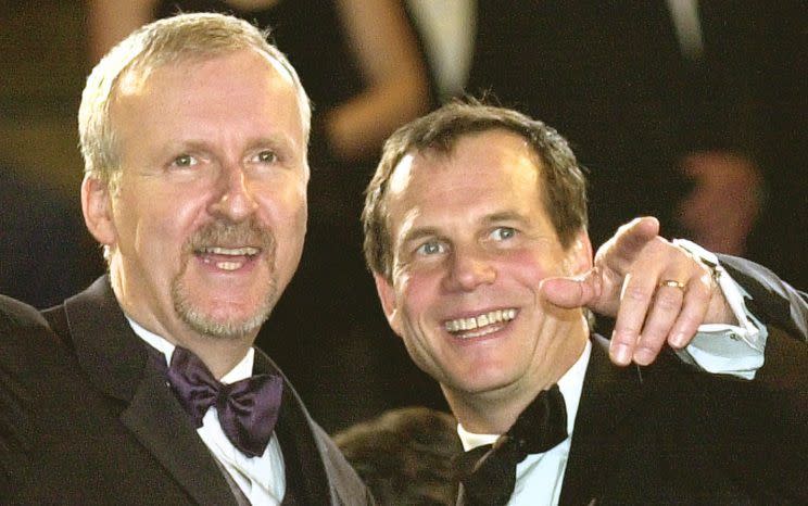 Cameron… schrieb eine rührende Hommage an seinen alten Freund Bill Paxton – Bild: Rex Features