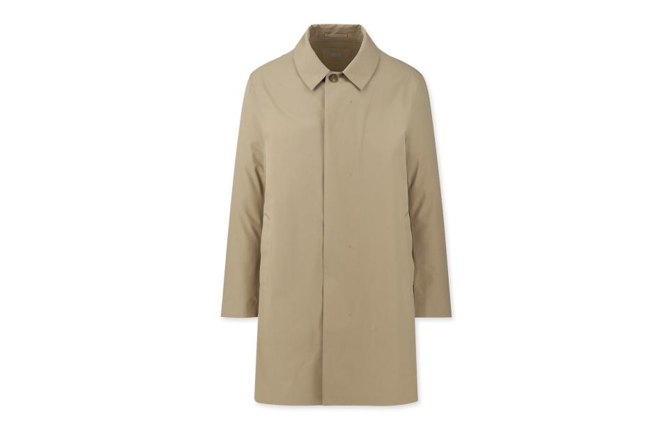 Uniqlo Blocktech single-breasted coat (was $100, 20% off)