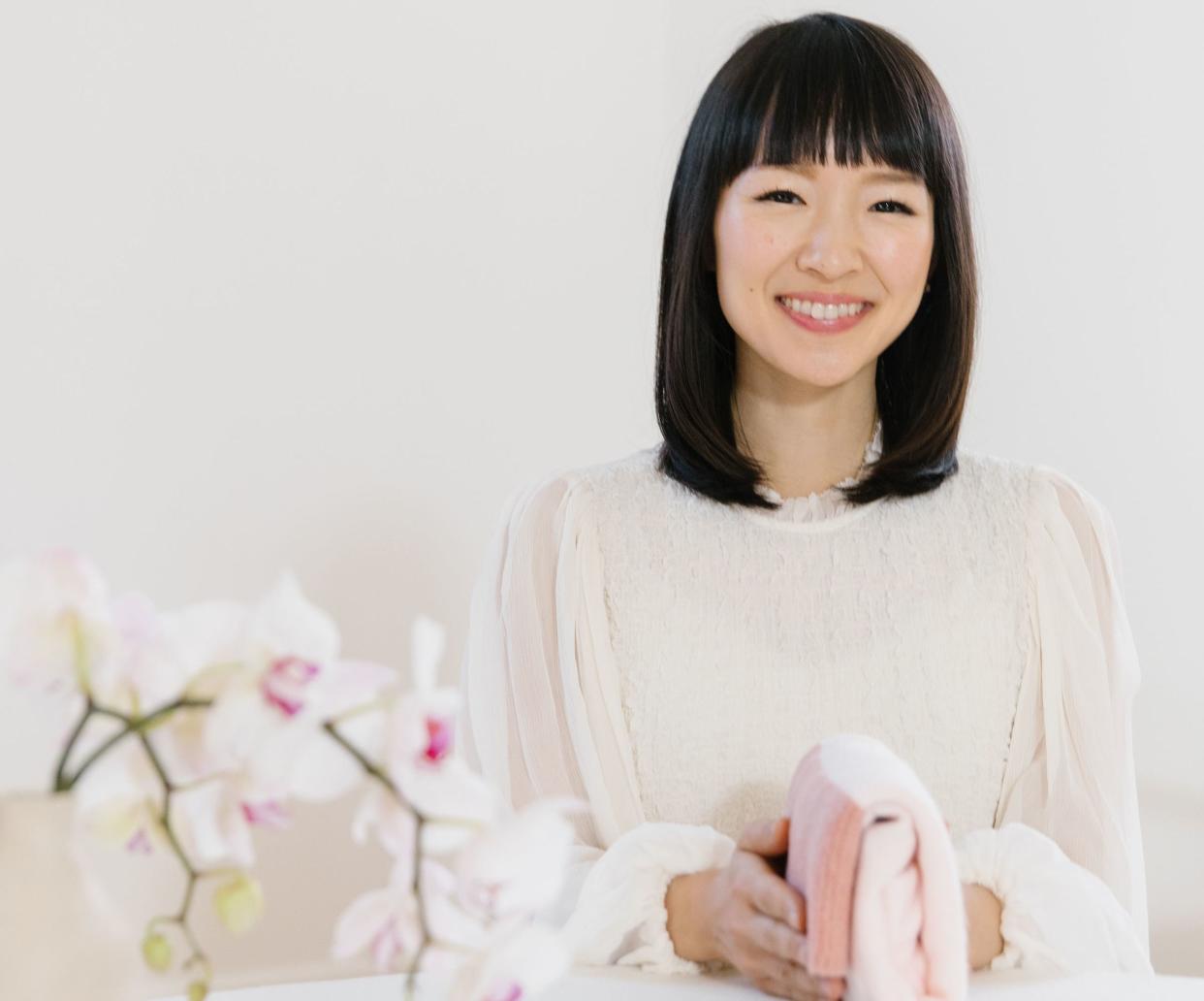 Marie Kondo's decluttering methods can tidy up your job or career, too. (Photo: KonMari Media, Inc.)