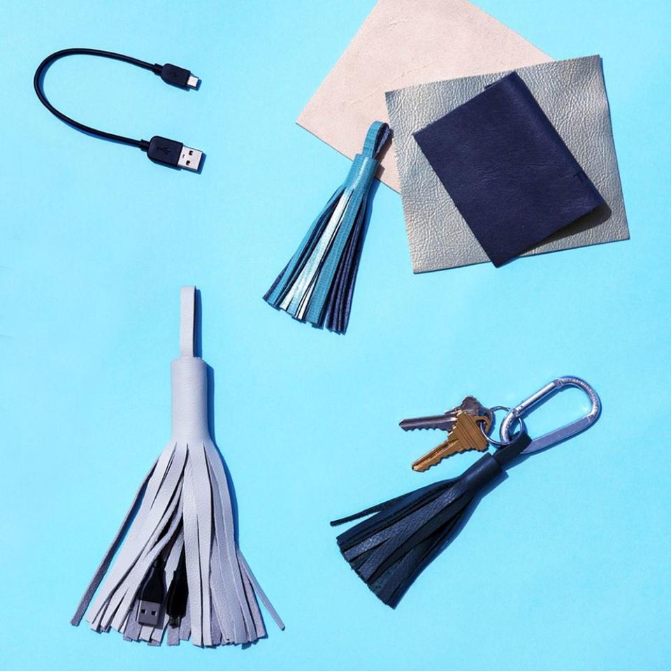 Create a Leather Tassel Keychain