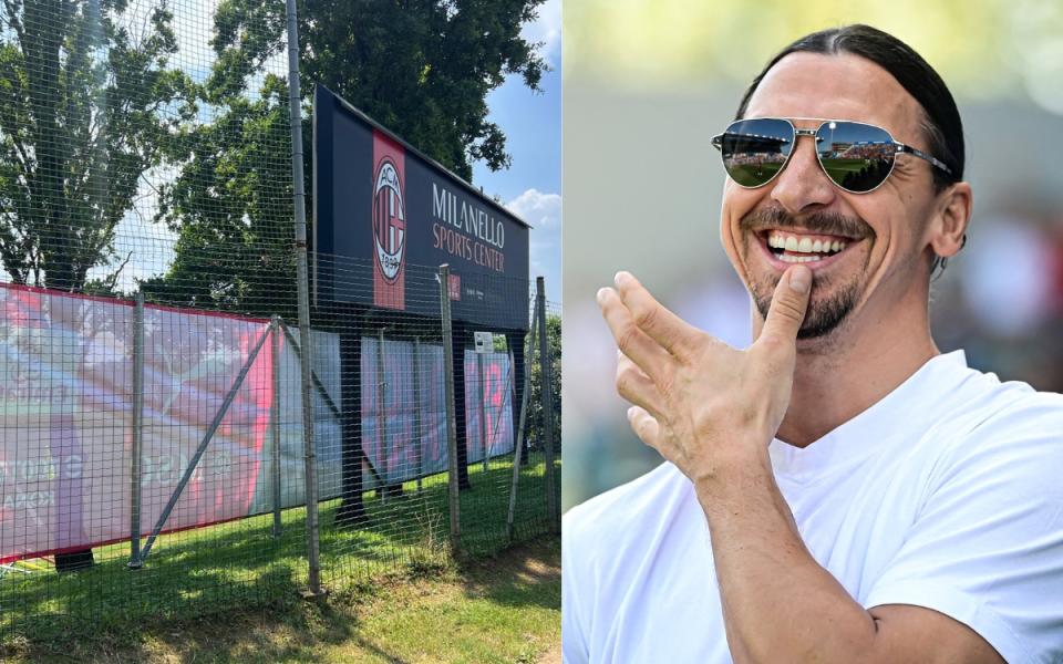 Photo: First viewing of restricted Milanello as Ibrahimovic’s idea is implemented