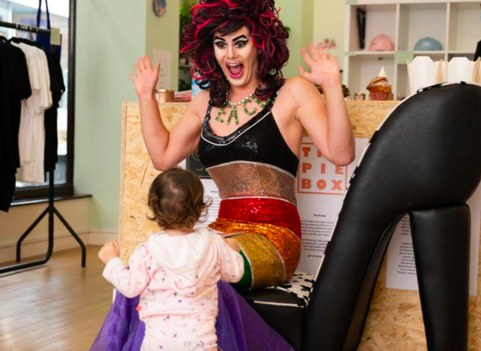 Sab Samuel runs Story Hour UK as drag character Aida H Dee. (Drag Queen Story Hour UK)