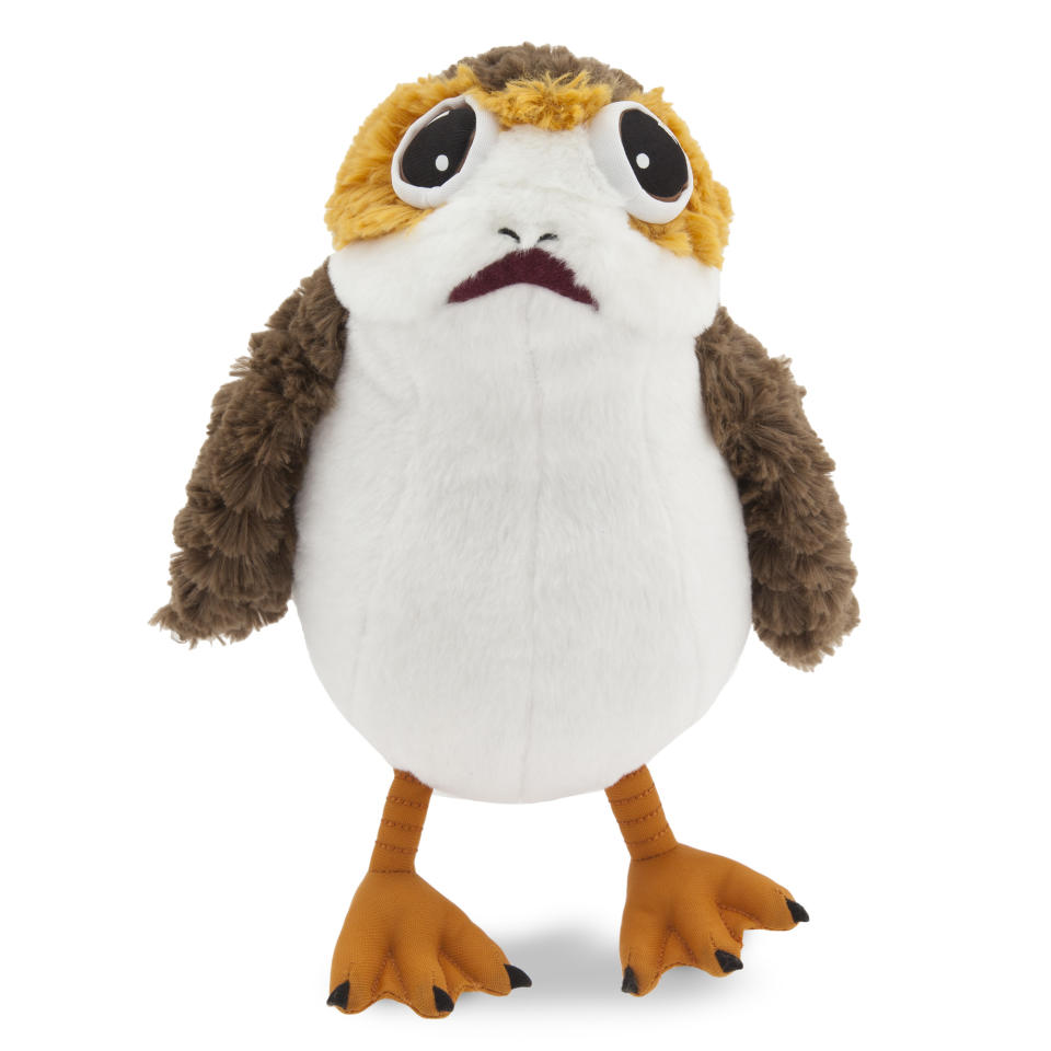 <p>Among the myriad plush porgs out there, we present this huggable 9-inch version, available for $15 from DisneyStore.com. </p>
