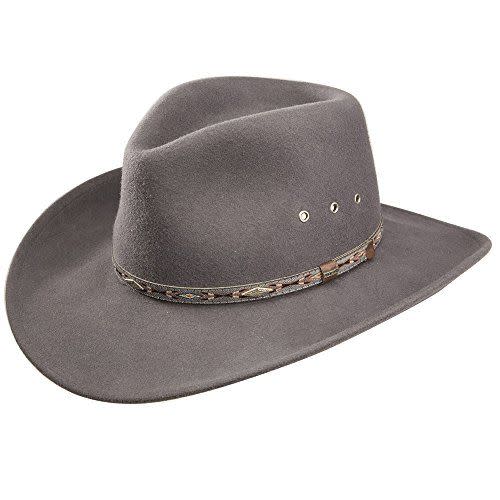 4) Elk Horn Wool Cowboy Hat