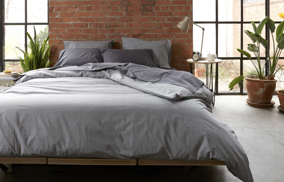 A classic sheet set that's anything-but-boring. (Photo: Brooklinen)