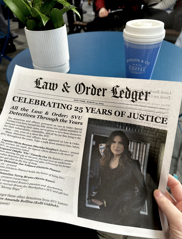 'Law & Order: SVU' 25th Anniversary pop-up<p>Parade</p>
