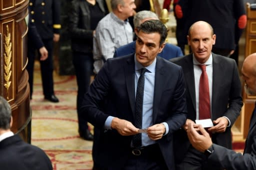 Spain's Prime Minister Pedro Sanchez is still trying to work up support for his proposed coalition government with the radical leftwing Podemos