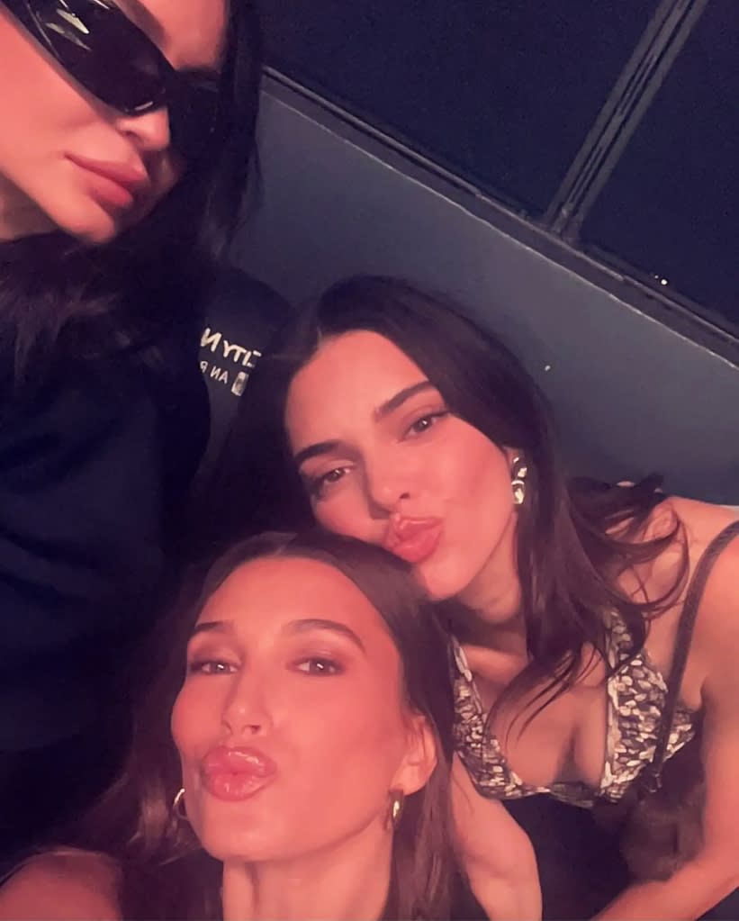 Kendall Jenner Spotted Dancing With Hailey Bieber at Ex-Boyfriend Harry Styles’ L.A. Concert