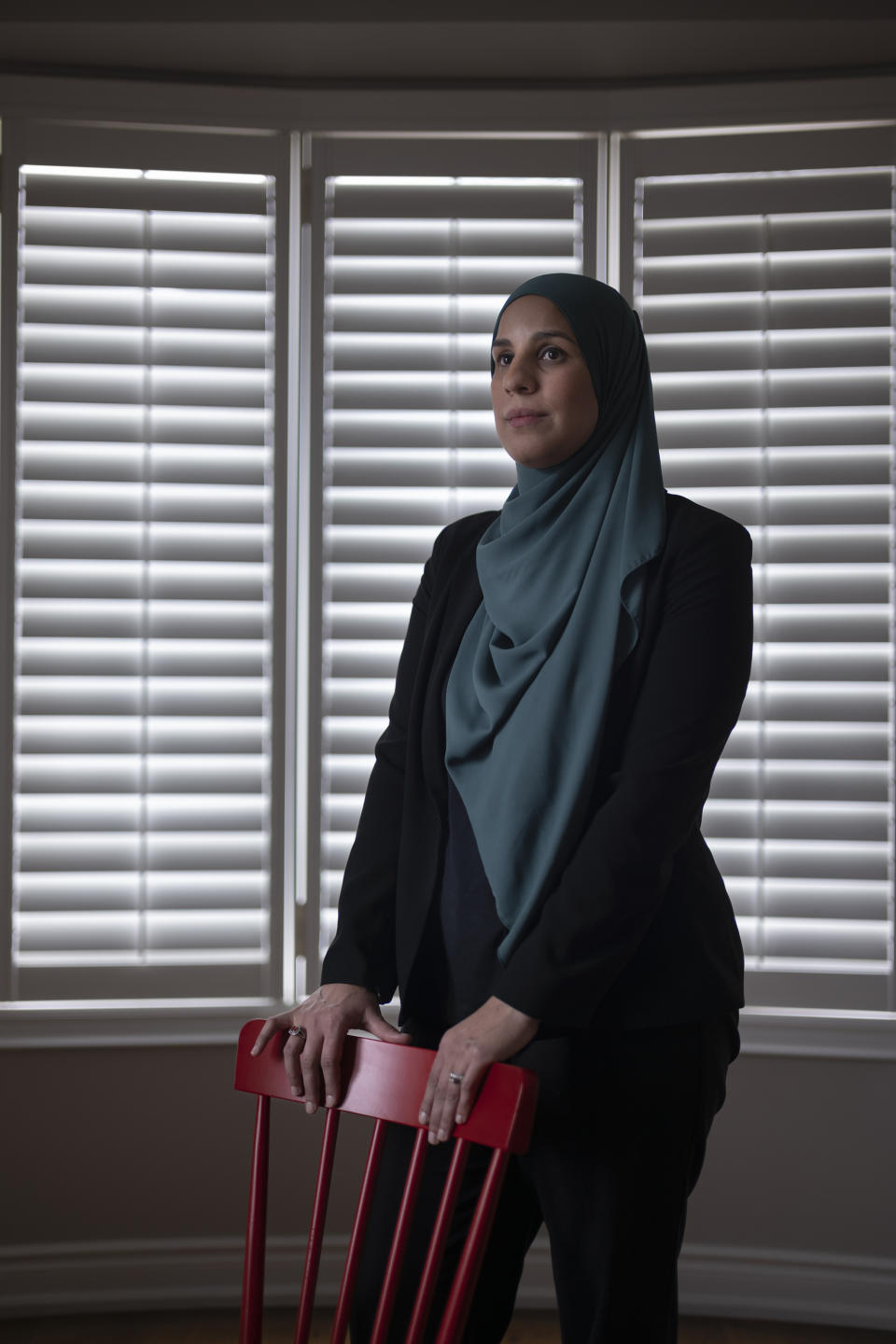 Nabeela Elsayed, capacitadora ejecutiva, en su casa en Mississauga, Canadá, el 5 de diciembre de 2023. (Ian Willms/The New York Times)
