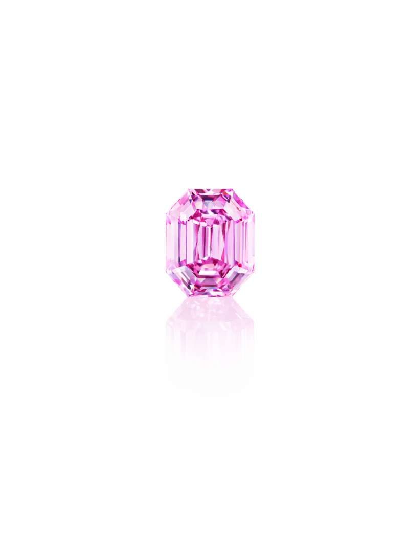 Fancy Vivid Pink鑽石（圖/Harry  Winston）