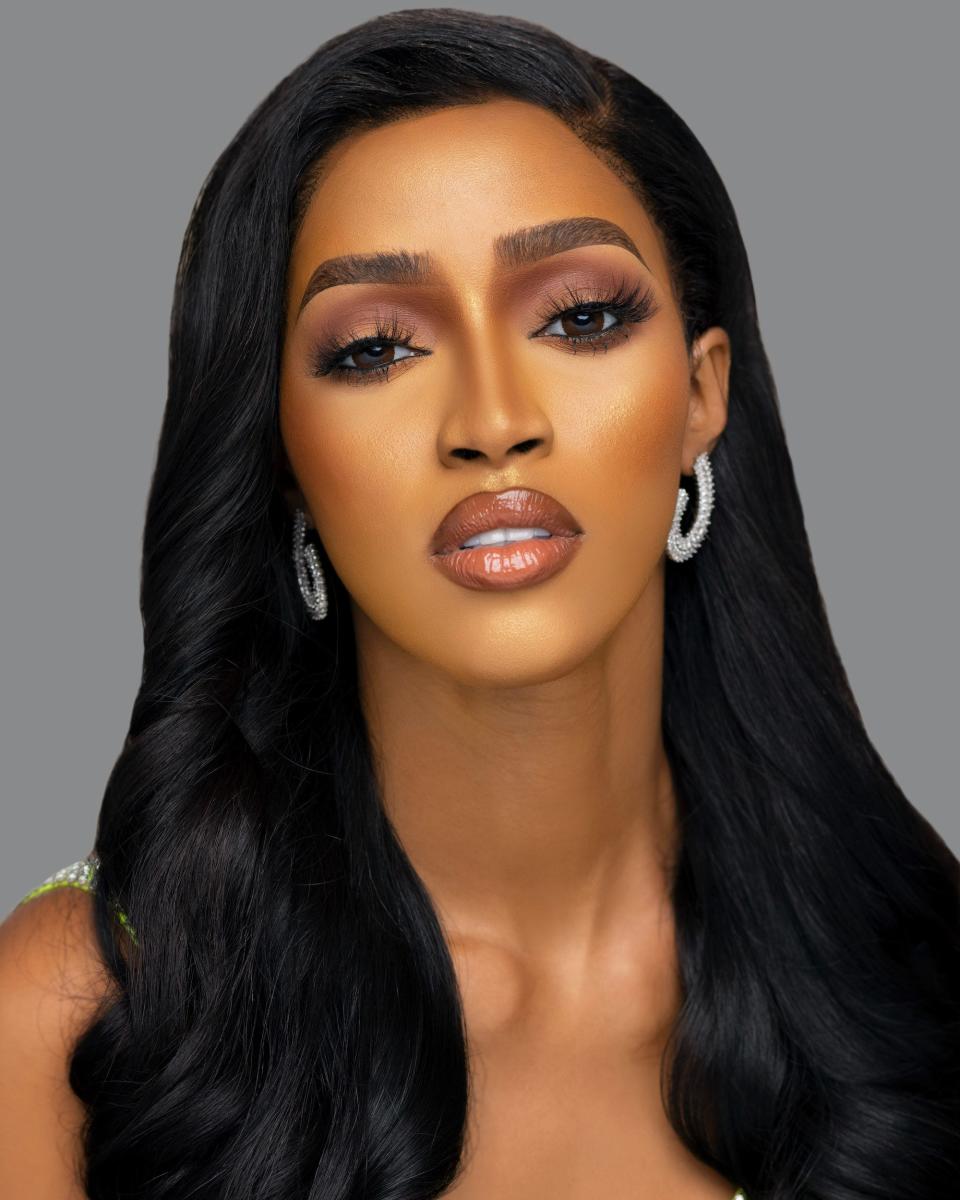 A headshot of Miss Nigeria 2021.