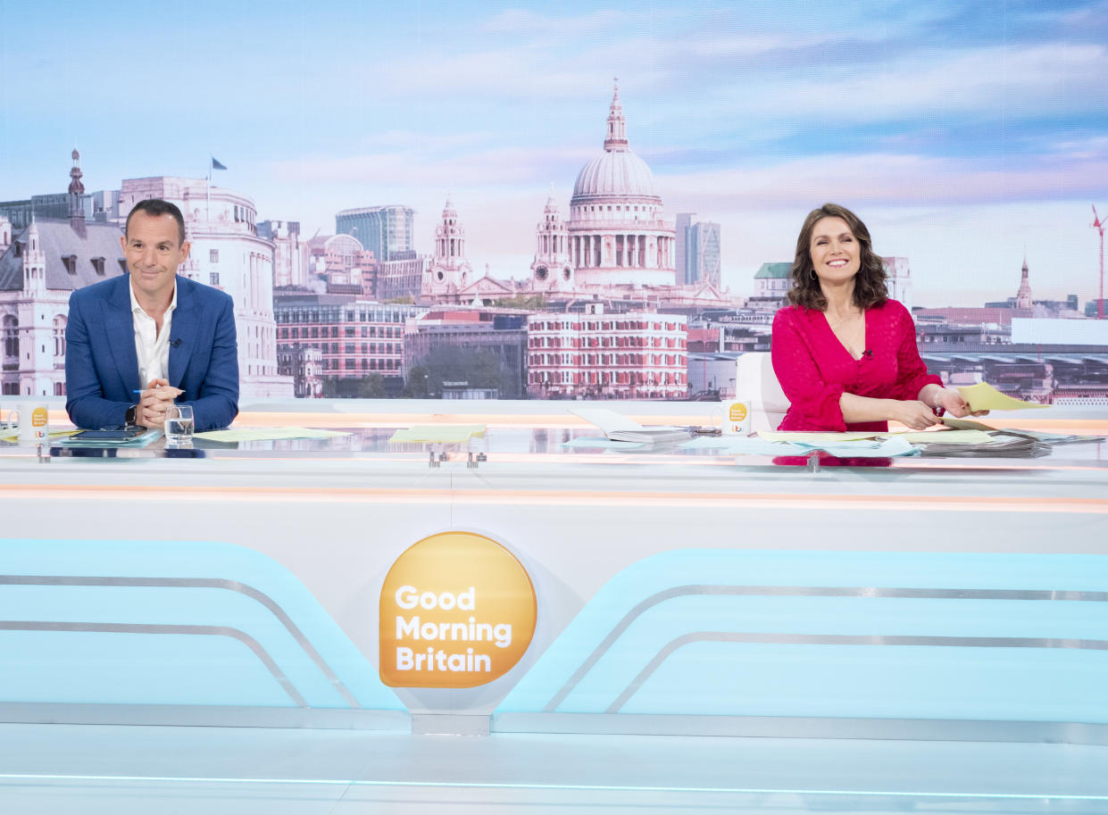 Martin Lewis is co-hosting 'Good Morning Britain' with Susanna Reid. (ITV/Shutterstock)