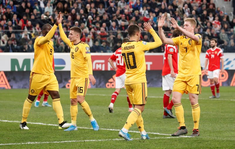 Euro 2020 Qualifier - Group I - Russia v Belgium