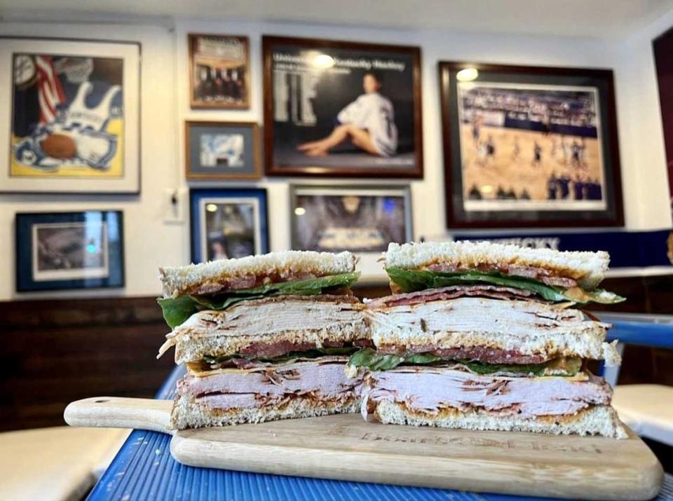 Big Blue Deli Classic Club Sandwich Provided