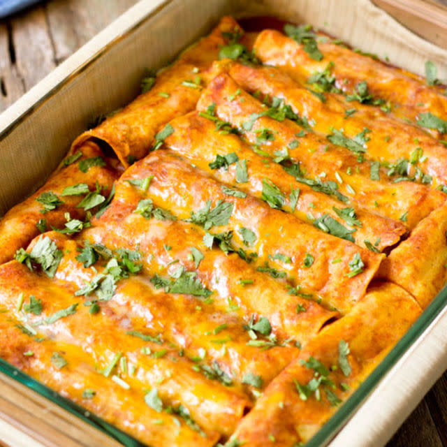 Black Bean Vegan Enchiladas