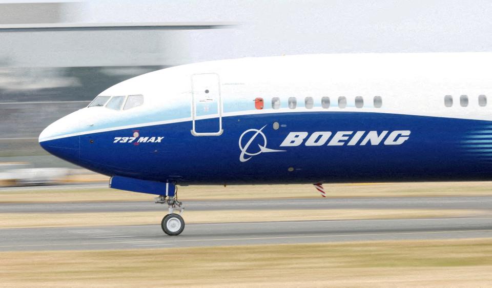 A Boeing 737 Max aircraft