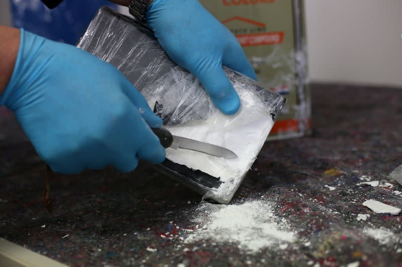 German authorities seized more than 16 tonnes of cocaine in the northern port city of Hamburg