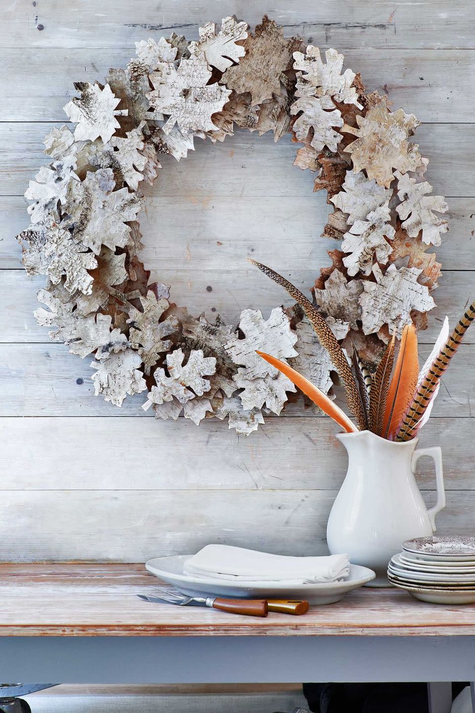 Birch Leaf Wreath