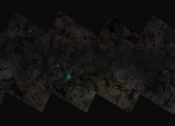 A section of the new Milky Way drawn from what researchers say is the largest astronomical image ever compiled.