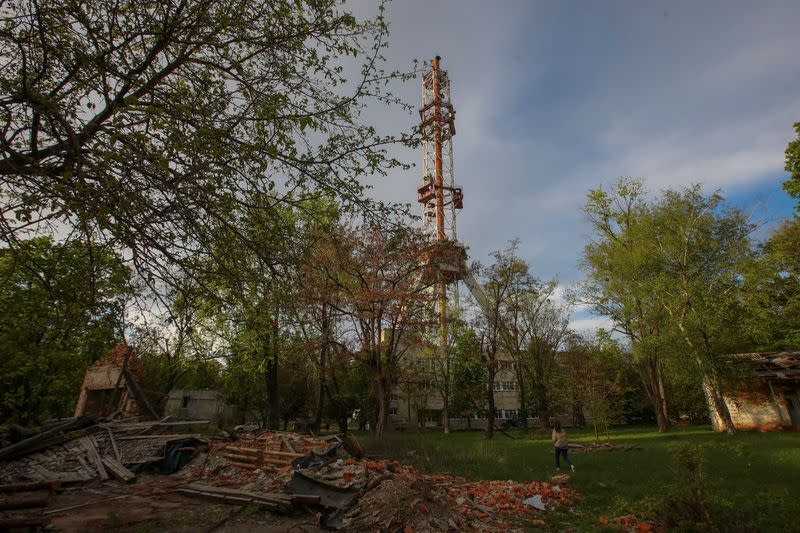 Aftermath of a Russian missile attack in Kharkiv