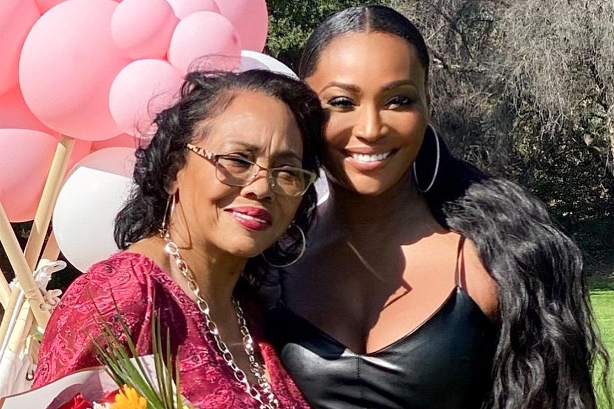 Cynthia Bailey says her mom is cancer free after radiation