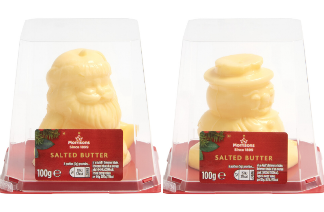 Morrison's Festive Butters are back! (Photo: Morrisons)