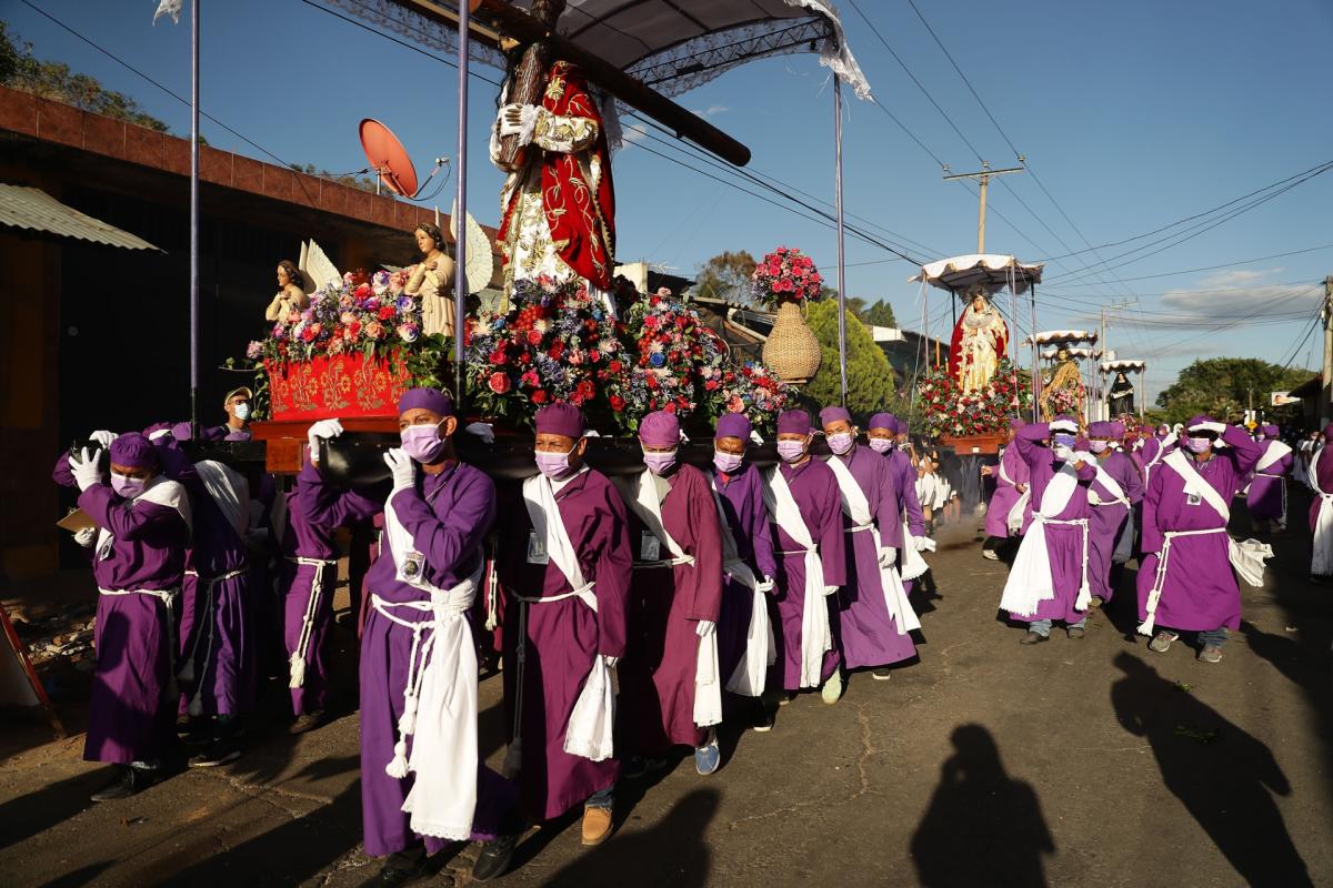 Declaran patrimonio cultural dos procesiones de Semana Santa en El Salvador