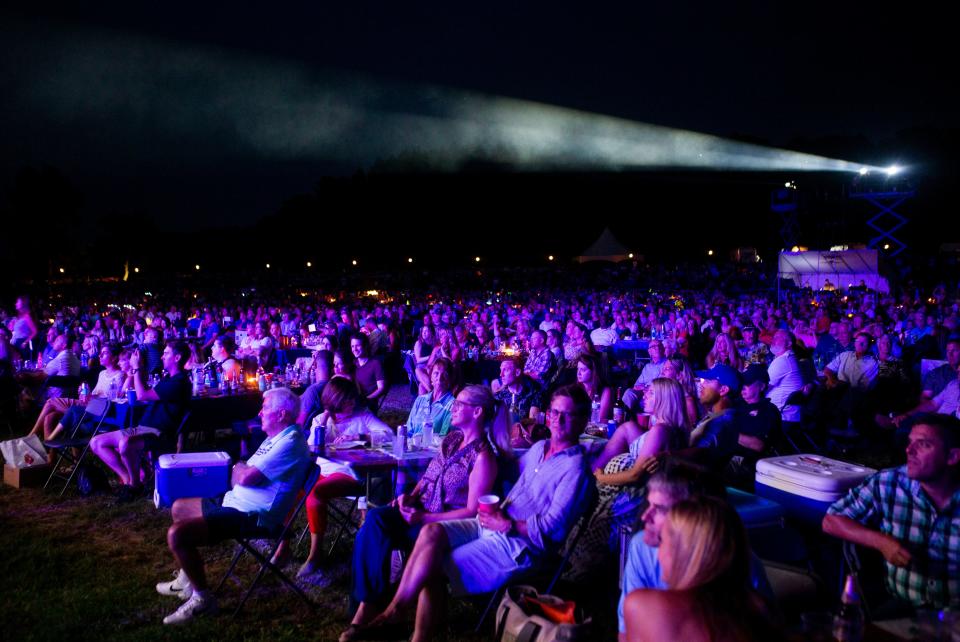 The Lancaster Festival Orchestra and The Band Perry played for Festival goers at the Wendel Concert Stage during the Lancaster Festival in Lancaster, Ohio on July 24, 2021. The 10-day Lancaster Festival is a not-to-be-missed event during the summer.