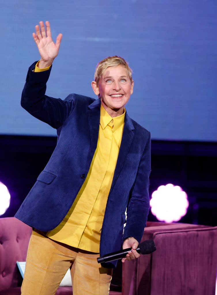 Some users on X (formerly Twitter) joked that he looked like Ellen Degeneres. Tasos Katopodis/Getty Images for Live Nation