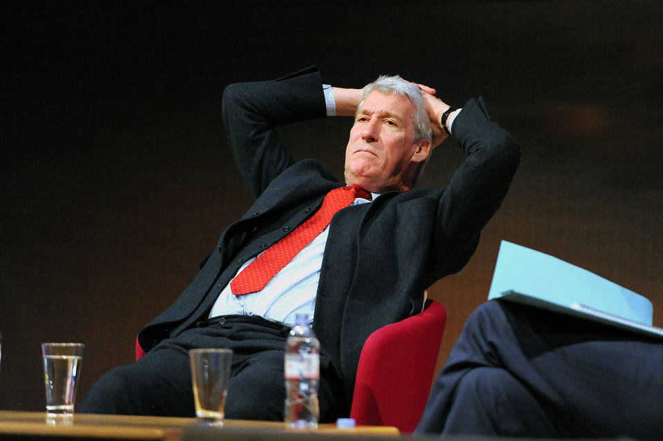 Jeremy Paxman during Advertising Week Europe, Piccadilly, on March 23, 2015 in London, England.  (Photo by Eamonn M. McCormack/Getty Images for Advertising Week)