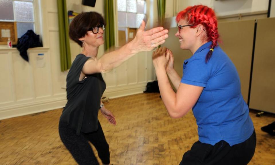 ‘Warm-up involves trying to kick her shins, then slap her (gently) around the head. This seems … rude?’