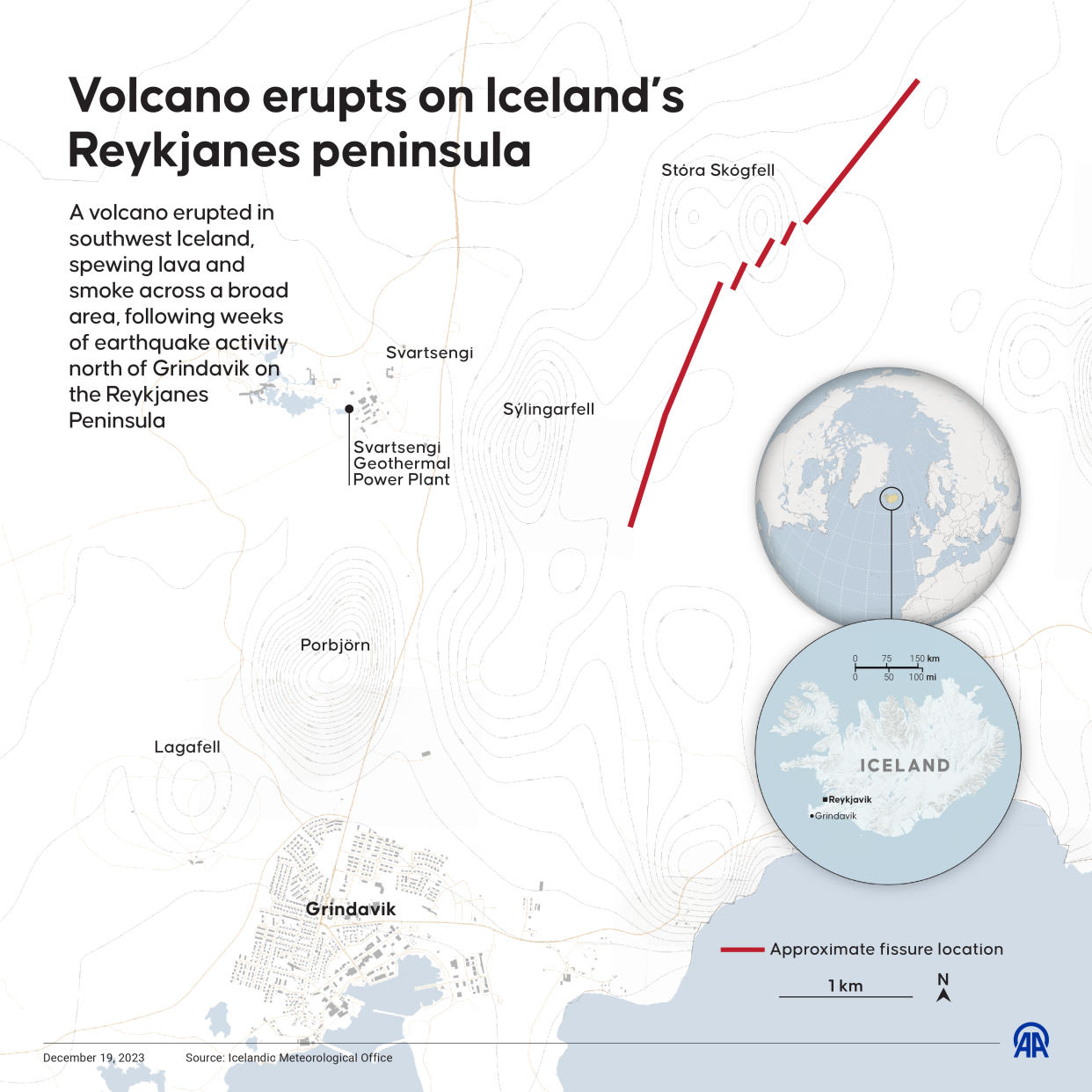 Iceland volcano infographic. (Getty)