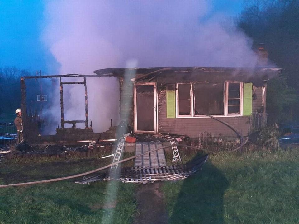 A man was killed in a house fire in Franklin County on April 11, 2024.