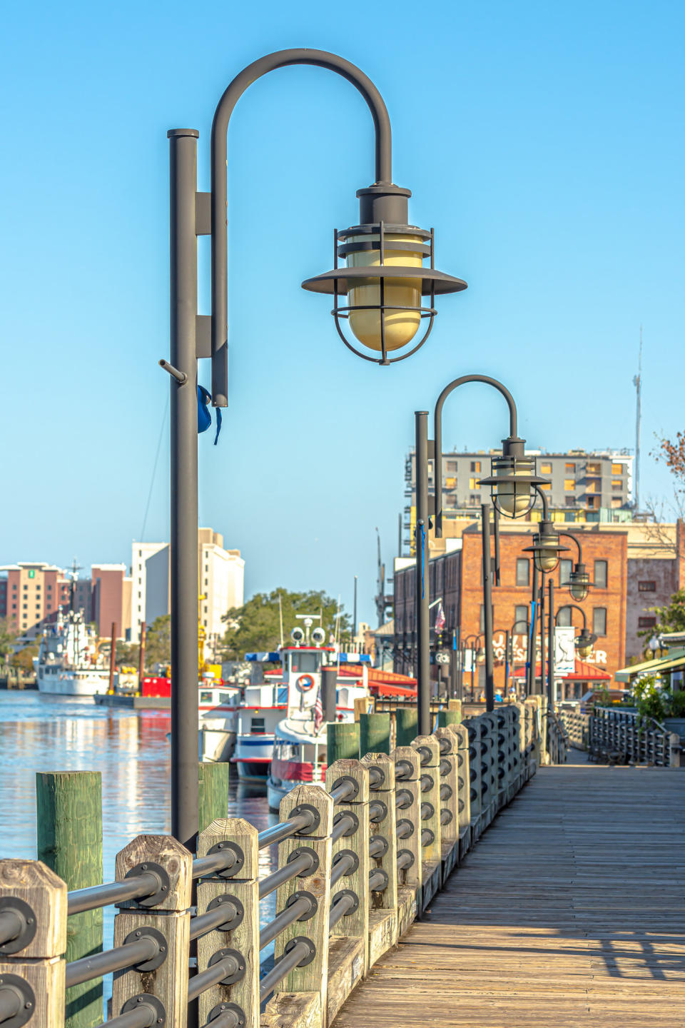 Riverwalk in Wilmington, NC.