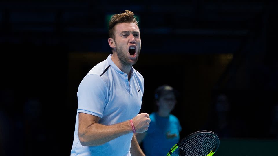 Sock's superb end of year form continued against Zverev. Pic: Getty