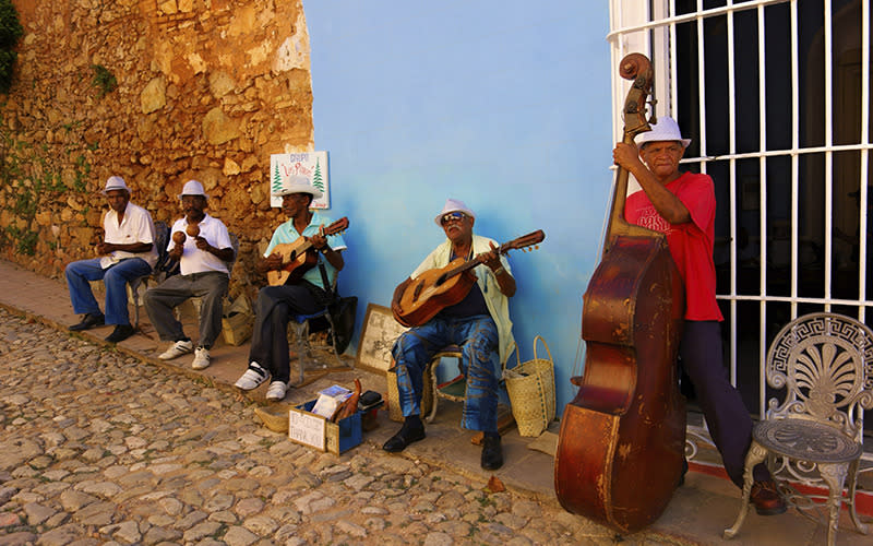 Trinidad is one-of-a-kind, a perfectly preserved Spanish colonial settlement where the clocks stopped ticking in 1850 and – apart from the tourists – have yet to restart. The town retains a quiet, almost soporific air in its rambling cobbled streets replete with leather-faced guajiros (country folk), snorting donkeys and melodic, guitar-wielding troubadours.