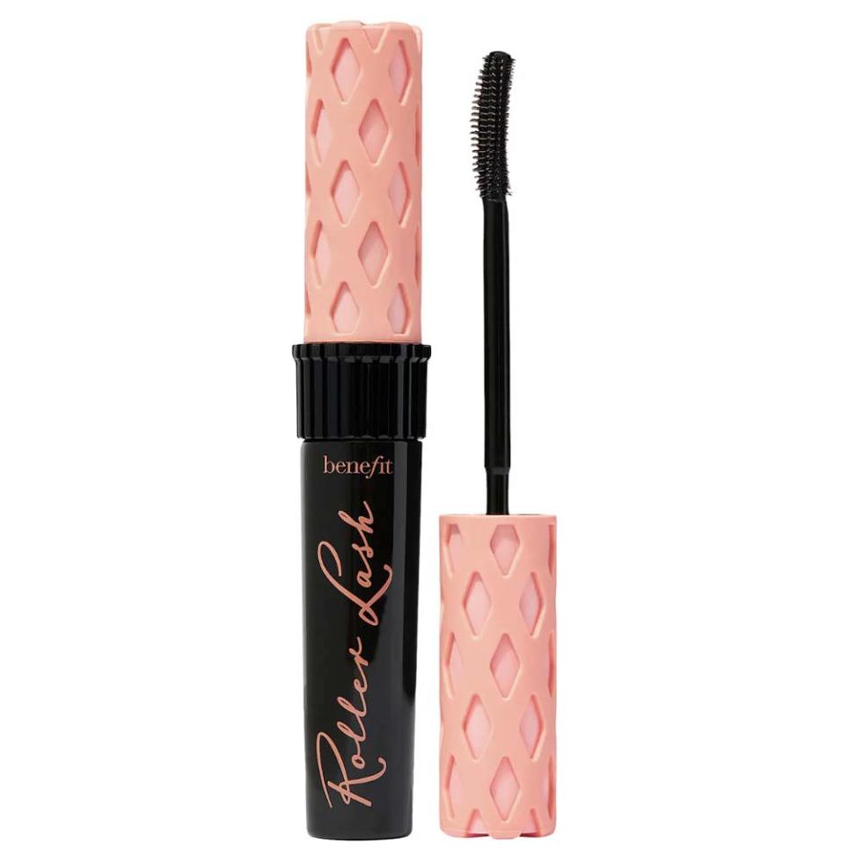 pink and black mascara tube