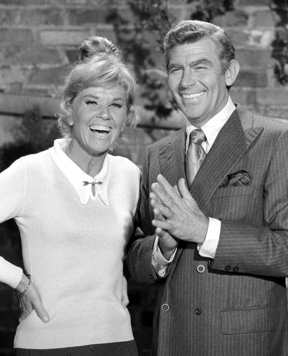 Doris Day With Andy Griffith on The Doris Day Show on October 6, 1972