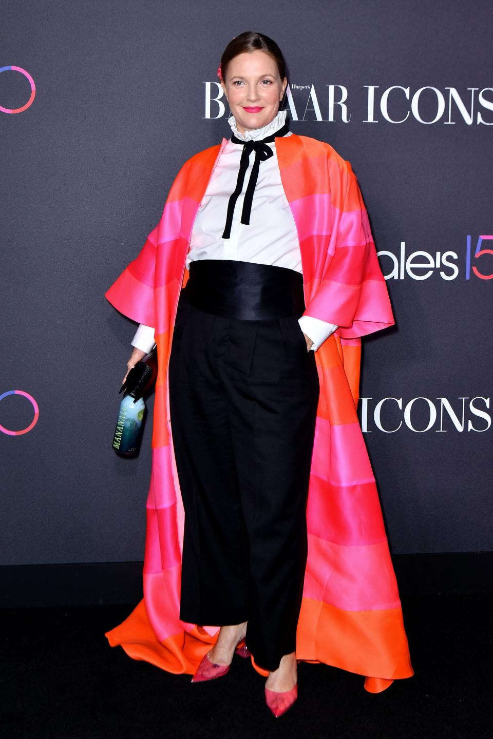 Barrymore at the Harper's Bazaar party at Bloomingdale's 59th on September 9, 2022.