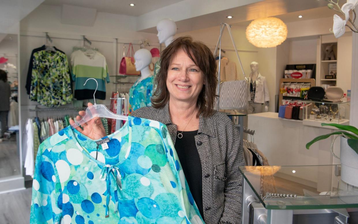 Gillian Miranda runs a boutique on the seafront, where most of her customers are second-homers