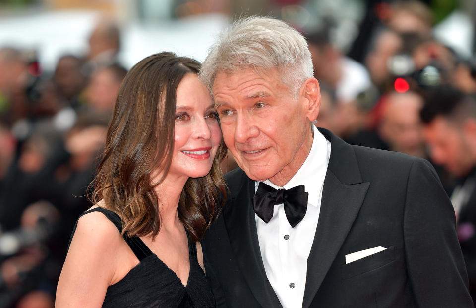 Calista Flockhart and Harrison Ford  (Dominique Charriau / WireImage)